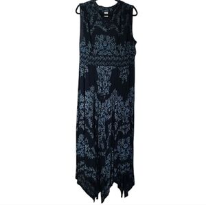 BILA Sleeveless Paisley Print Maxi Dress Size XXL